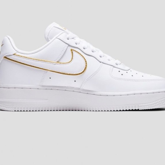 Nike Air Force 1 07 essentials white and gold - Picture 2 of 6